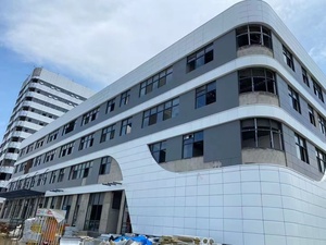 Façade double en aluminium composite extérieur, revêtement PVDF, 3mm/4mm/2mm, ACP, ignifuge A2, écologique, moderne, pour extérieur, salle de bain, chambre - Product Image 4