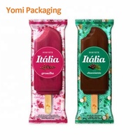 Sacs personnalisés pour glaces, impression personnalisée, vente en gros, emballage plastique thermoscellé, sacs d'emballage pour glaces, crèmes glacées, sucettes glacées