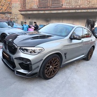 Capot en fibre de carbone sèche de style HM pour bmw F97 X3M G01 F98 X4M G02, kit de carrosserie de haute qualité