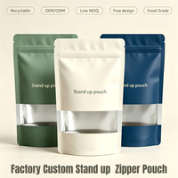 Sachet d'emballage alimentaire personnalisé en usine, résistant à l'humidité, imperméable, recyclable, en plastique, avec encoche de déchirement, pour assaisonnements