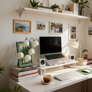 Lily Flower Frame Table Lamp E27 LED Touch Control Eye Caring Desk <b>Night</b> <b>Light</b> For Bedroom Study Decor - Product Image 3