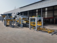 Ligne de production entièrement automatique de briques en cendres volantes QT6-1 5, machine à fabriquer des blocs de pavés emboîtables en béton creux en Jamaïque