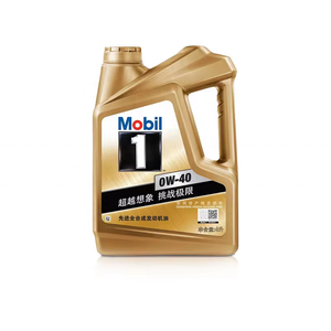 Top Quality Gold <span class=keywords><strong>Mobil</strong></span> No. <span class=keywords><strong>1</strong></span> <span class=keywords><strong>0W40</strong></span> huile moteur entièrement synthétique SN essence véhicule lubrifiant moteur universel 4L - Product Image 1