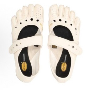 Chaussures Mary Jane à cinq doigts, pour sports intérieurs/extérieurs, antidérapantes, tige en tissu extensible, semelle extérieure en daim et cuir <span class=keywords><strong>de</strong></span> vache, yoga, pilates, danse - Product Image 3