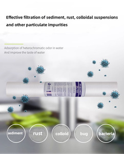 Cartucho de Filtro de Polipropileno Fundido de 20 Pulgadas, Filtro de Sedimentos de 5 Micras para Toda la <span class=keywords><strong>Casa</strong></span> - Product Image 1