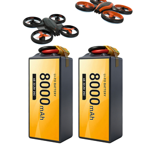 Paquete de Baterías 21700 3.7V de Alta Capacidad (8000 mAh) 3S 4S 6S 8S con Carga Rápida para Coche RC, Avión, Dron, Quadcopter, LiPo de Alta Tasa de Descarga 8000 mAh-6S - Product Image 1