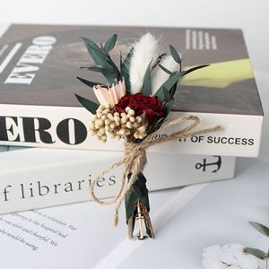 Mini <span class=keywords><strong>Bouquet</strong></span> <span class=keywords><strong>de</strong></span> <span class=keywords><strong>fleurs</strong></span> <span class=keywords><strong>séchées</strong></span> pour bébé, décoration murale suspendue - Product Image 5
