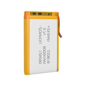Batterie au lithium ultra-mince de haute qualité 126090 8000 mAh <span class=keywords><strong>rechargeable</strong></span> Li-Po pour gants chauffants - Product Image 1