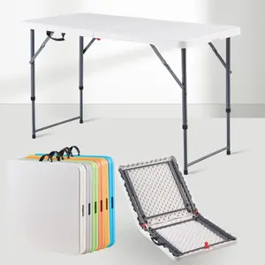 Высокое качество Открытый водонепроницаемый Конференц-банкет прямоугольный пластиковый складной стол для мероприятия