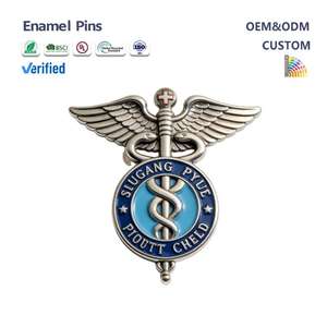 סיכות אמייל בהתאמה אישית לאחיות - משלוח מהיר חינם של תגי סטטוסקופ רפואי לצוות - Product Image 2