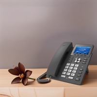 Teléfono de Escritorio Inalámbrico 2.4G 5.8G de 3.5 Pulgadas para Oficina, Teléfono IP WiFi Sip con Doble Puerto Gigabit RJ45 VoIP PoE para Conferencias