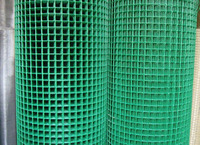 Maille de fil d'acier inoxydable soudée revêtue de PVC, finition 2B, couleurs vibrantes, clôture décorative, enclos de jardin, résistant aux intempéries
