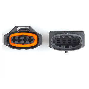 Conector Automotriz de 4 Posiciones, Negro, PBT, Impermeable IP20, Terminal Macho-Hembra para Uso Automotriz - Product Image 4