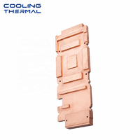Plaque d'évaporation en cuivre et alliage d'aluminium brasée sous vide, personnalisée OEM&ODM, pour le refroidissement liquide des GPU