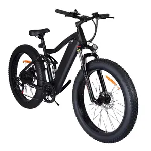 1000w 48v 16ah elektrisches Fatbike 26 "Speichenrad Voll federung Rahmen fetter Reifen Electric City Bike Elektro fahrrad