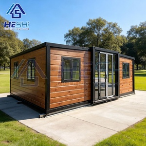 现成预制可堆叠20英尺40英尺可扩展集装箱房预制轻钢住宅两居室集装箱房 - Product Image 2