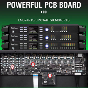 Profesional Digital Drive Rack DSP Pro <span class=keywords><strong>Effect</strong></span> Processor 96K + FIR + AES Funciones potentes 4in 8out USB Audio Equipo de sonido - Product Image 4