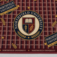 Kain Seragam Universitas 100% Katun untuk Upacara Wisuda, Emblem Kustom, 130gsm, Lebar 44/45 inci, 600 Yard Per Bale, Ghana Nigeria