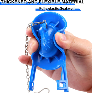 Kit de Repuesto para Válvula de Descarga de Inodoro, Piezas de Repuesto para Tanque de Inodoro, Válvula de Cierre Interna, Sello de Goma de Alto Rendimiento - Product Image 5