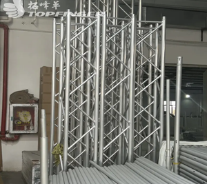 Bon marché, enceinte de toit légère à structure sonore carrée, toile de fond de scène, système de treillis d'éclairage en aluminium - Product Image 4