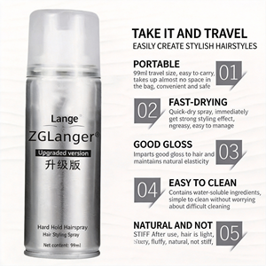 <span class=keywords><strong>Gel</strong></span> <span class=keywords><strong>coiffant</strong></span> hydratant sans alcool à l'extrait d'<span class=keywords><strong>aloe</strong></span> <span class=keywords><strong>vera</strong></span>, tenue forte, unisexe, personnalisable - Product Image 4