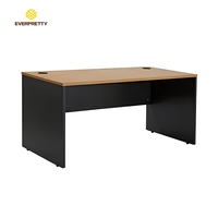 Meubles de bureau sur mesure OEM ODM en gros, bureau d'ordinateur en bois durable et stable pour le personnel et les enseignants