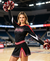 Vente Flash Uniformes de Cheerleading Scolaires Personnalisés Vêtements d'Équipe Prix d'Usine Conception Gratuite Qualité Supérieure OEM ODM