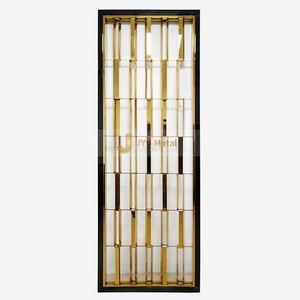 ANN2847 Modern Stainless Steel 304 Washable Coating Multi-Functional Room Divider Metal <b>Screen</b> Partition Villa Hotel Lobby - Product Image 3