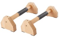 Barres parallèles portables en bois pour la musculation à domicile, pour pompes, dips et postures inversées, léger, fitness