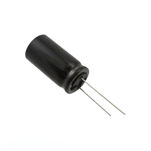 ตัวเก็บประจุแบบ Through Hole CAP ALUM 33UF 20% 50V RADIAL TH ของผู้ผลิต Channel 33 uF UDB1H330MHM - Product Image 1