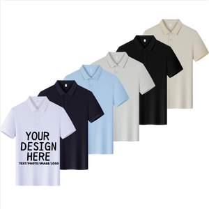 <span class=keywords><strong>Camiseta</strong></span> Polo de Hombre de Color Sólido de Alta Calidad / <span class=keywords><strong>Camiseta</strong></span> Polo Unisex con Logotipo Personalizado - Product Image 1