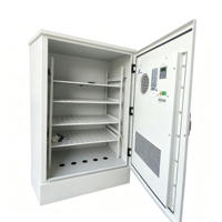Gabinete de Telecomunicaciones para Exteriores de Acero Galvanizado IP55 con Aire Acondicionado para Estaciones Base FTTH 5G, Equipo de Comunicación ISO