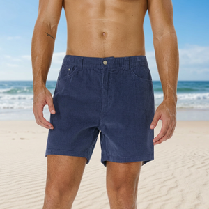 Pantalones Cortos de Pana para Hombre, Estilo Vintage, Casual Elegante, Transpirables, Impermeables, Ecológicos, de Secado Rápido, con 5 Bolsillos, para Actividades al Aire Libre - Product Image 2