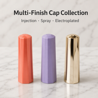 Cubierta de Plástico Octogonal Cónica Multifacética Personalizada para Empaque de Uñas, con Opciones de Color y Tratamiento de Superficie Personalizables