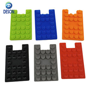 Deson in Silicone morbido ventosa custodia per iPhone Android piastra adesivo montato staffa per telefoni cellulari carte di credito in gomma - Product Image 3