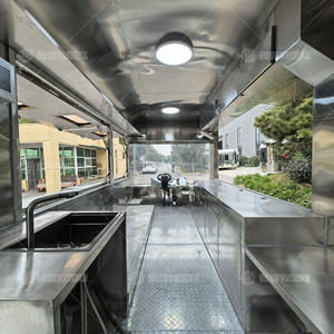 Remolque de Comida Móvil American Standard para Venta de Snacks, Helados, Pizza, Anillos de Calamar, Camión de Comida, Cocina Móvil, Remolque de Comida Resistente a la Oxidación - Product Image 6