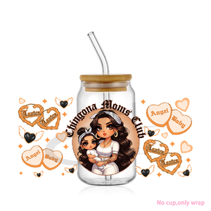 Fête des Mères UV DTF Libbey Wrap 16oz 24oz <span class=keywords><strong>Mama</strong></span> Saying Transfers Sticker Label Waterproof UV DTF Cup Wrap Transfers - Product Image 5