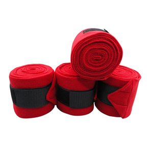 Vendaje elástico para pierna de <span class=keywords><strong>caballo</strong></span>, elástico, <span class=keywords><strong>Polo</strong></span> ecuestre, vendaje para piernas, grueso, paquete de 4 Uds. - Product Image 2