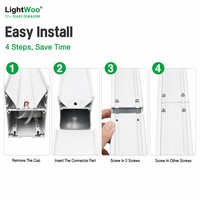 Lustre linéaire LED moderne, luminaire suspendu encastré, réglable et dimmable, 40W, aluminium, pour supermarché, école, bureau, chambre