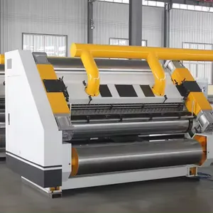 Globally Served Corrugated 2 Ply Single Facer & NC Cutter & Stacker Machine
