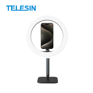 Lampe annulaire LED Telesin 10 pouces pour photographie, éclairage d'appoint pour selfies, idéale pour <span class=keywords><strong>YouTube</strong></span>, TikTok, vidéos et diffusion en direct - Product Image 2