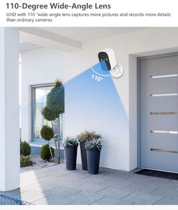 كاميرات أمان ذكية منخفضة الطاقة للمنازل الداخلية تعمل بالطاقة الشمسية مع بطارية وخاصية الكشف عن الحركة بالذكاء الاصطناعي - Product Image 6