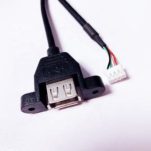 Kabel USB Panel Mount Female dengan Sekrup ke Header JST 2.0MM - Product Image 6