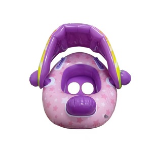 Baby <strong>Inflatable</strong> Pool <strong>Float</strong> with Canopy <strong>unicorn</strong> Babies Swim <strong>Float</strong> Boat with Sunshade Safety Baby Seat <strong>Float</strong> - Product Image 6