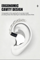 Earbud Headset HIFI 3D Stereo Dynamic Driver untuk Olahraga, Musik, dan Gaming, In-Ear