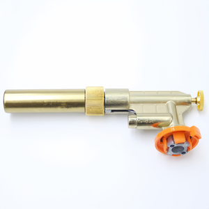 Briquet <span class=keywords><strong>de</strong></span> <span class=keywords><strong>cuisine</strong></span> <span class=keywords><strong>professionnel</strong></span> pistolet à flamme <span class=keywords><strong>de</strong></span> camping en plein air avec torche au butane à gaz réglable pour la cuisson et la cuisson - Product Image 1