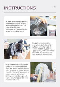 Polvo para decoloración del <span class=keywords><strong>cabello</strong></span> Formulación suave Sin daños en los mechones y raíces del <span class=keywords><strong>cabello</strong></span> - Product Image 6