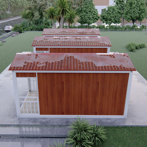 Casa Contenedor de Acero Prefabricada, Impermeable, de Construcción Rápida, para Vivienda Temporal o Uso <span class=keywords><strong>Vacacional</strong></span> - Product Image 2