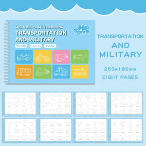 <span class=keywords><strong>Cuaderno</strong></span> de práctica libro de entrenamiento control iluminado libro de dibujo acanalado al por mayor con empuñadura de bolígrafo - Product Image 6