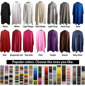 Faible MOQ Logo Personnalisé Imperméable Polyester Tablier Robe de Coupe de Cheveux pour Salon de Beauté, Col en Silicone pour Cape de Coiffeur - Product Image 3